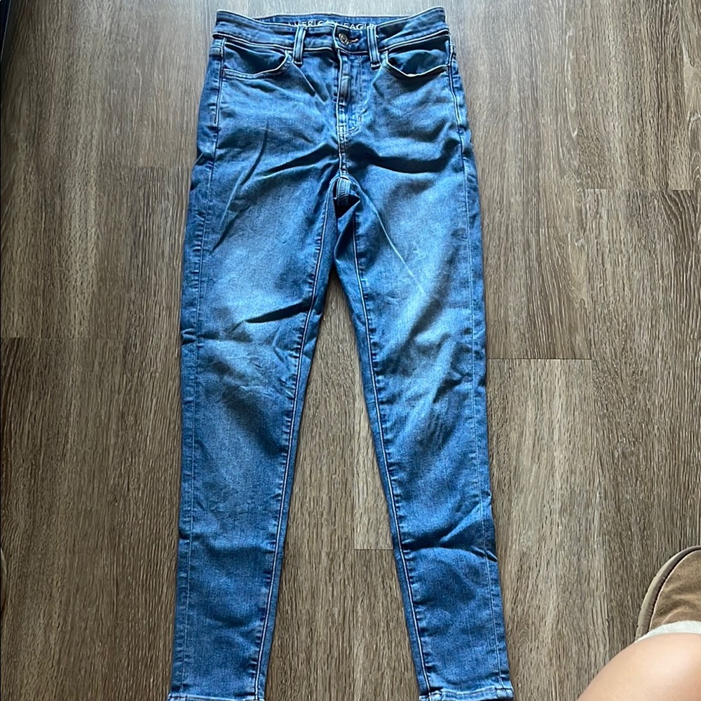 American Eagle Outfitters Women's Blue Skinny Jeans